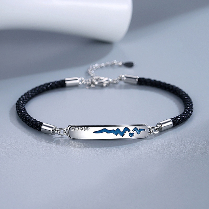 Flgo Set 2 Vòng Tay Hợp Kim Đổi Màu Theo Tâm Trạng Thời Trang Cho Cặp Đôi