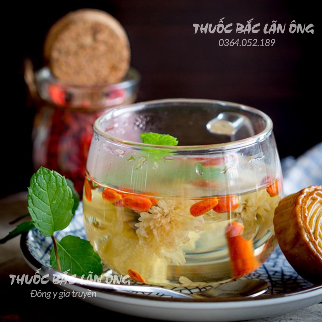 Trà hoa cúc đường phèn (Mix vị cúc vàng, cúc trắng kỳ tử, quế hoa)