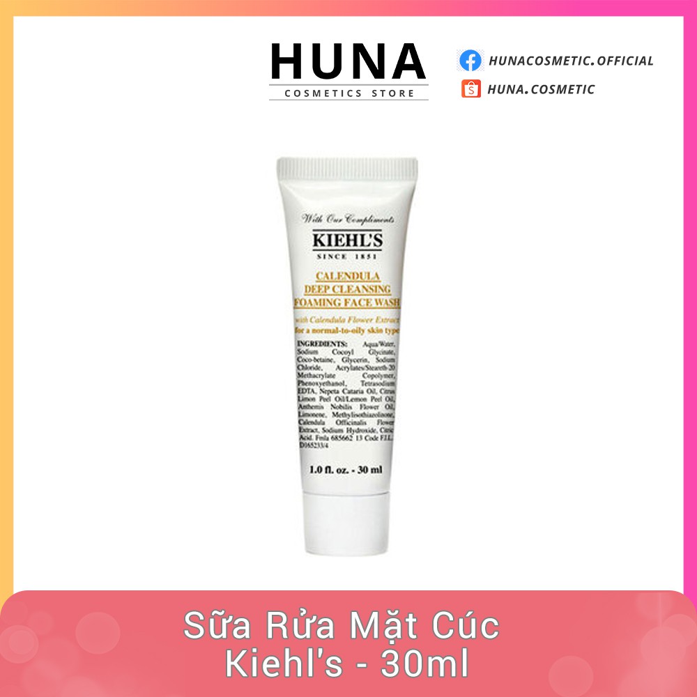 [AUTH] SỮA RỬA MẶT CÚC KIEHL'S 30ML