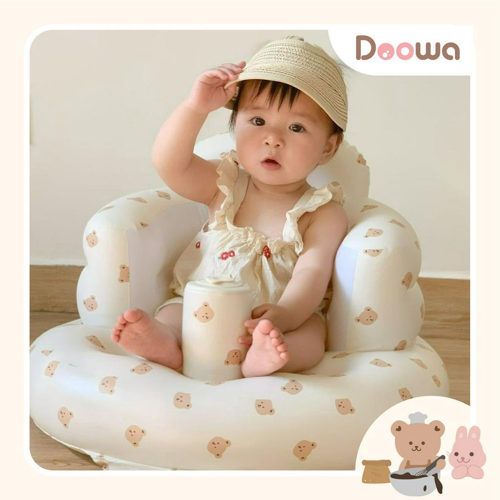 Ghế tập ngồi cho bé,Ghế hơi sử dụng bơm tự động không cần dùng bơm
