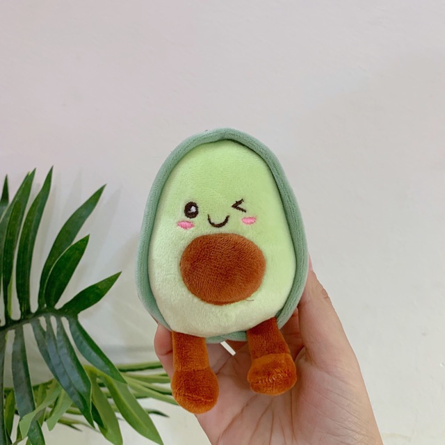 Móc khoá bơ nhồi bông cute dễ thương-P022