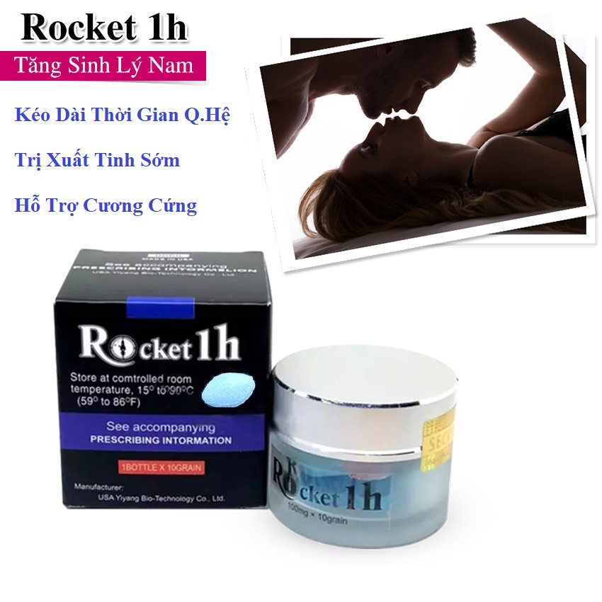 Rocket 1H Loại Mạnh Giúp Vào Sâu Lâu Ra, Tăng Ham Muốn.