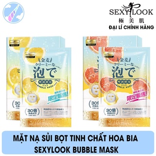 Miếng lẻ mặt nạ sủi bọt tinh chất hoa bia Sexylook Bubble mask 25ml/miếng