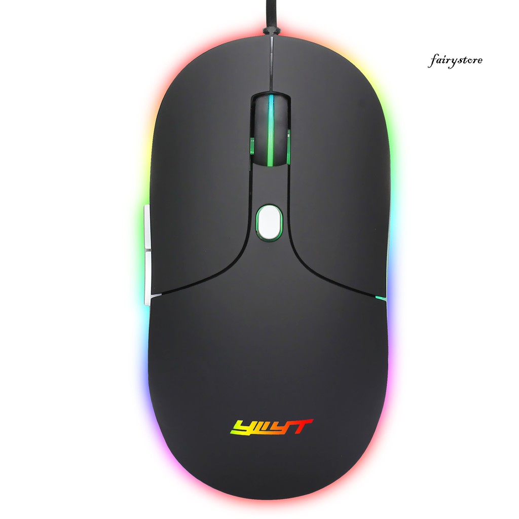 Chuột Chơi Game Có Dây Fs + Đèn Led 7 Màu Cho Ywyt G854