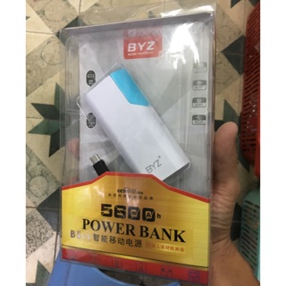 Sạc tích điện byz 5600mah bh 6 tháng đổi mới