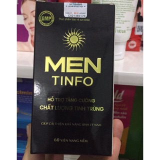 Thực phẩm chức năng MENTINFO hỗ trợ tăng chất lượng tinh trùng nam