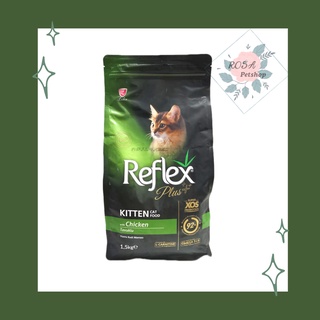 Thức ăn hạt cho mèo con/mèo trưởng thành Reflex plus kitten 1,5kg và Reflex plus adult 1,5kg đủ vị