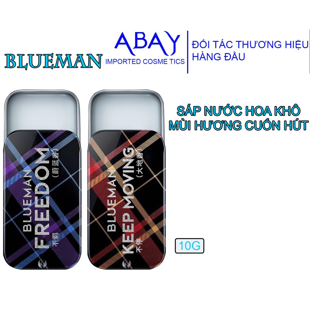 Nước Hoa Khô Dành Cho Nam BlueMan Siêu Thơm 10g