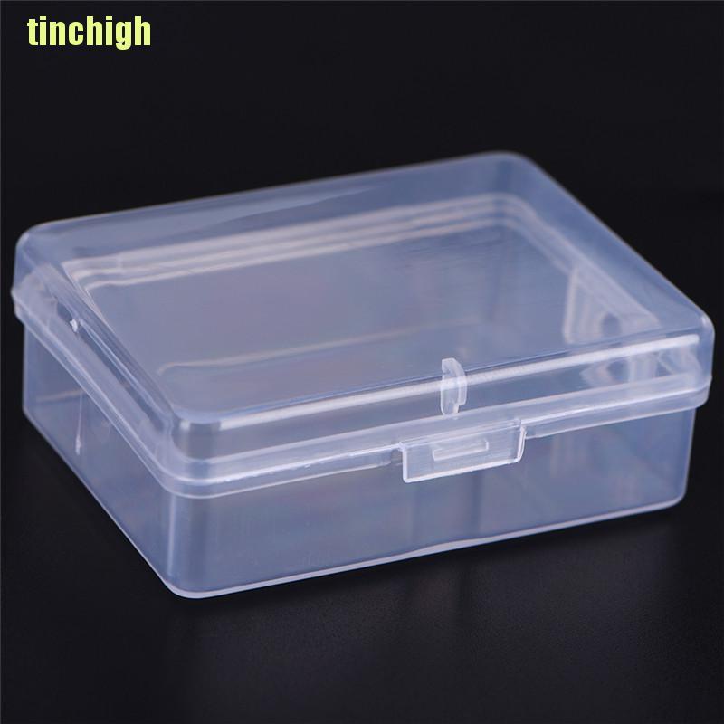 Bộ 2 Hộp Nhựa Trong Suốt Hình Vuông Đa Năng