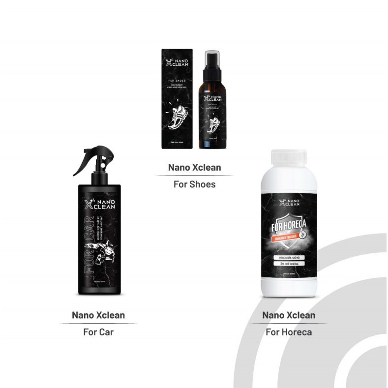 COMBO DIỆT KHUẨN KHỬ MÙI HÔI XE HƠI, Ô TÔ, HÔI GIÀY, HÔI CHÂN, NHÀ HÀNG, KHÁCH SẠN NANO XCLEAN-NANO BẠC AHT CORP (AHTC)