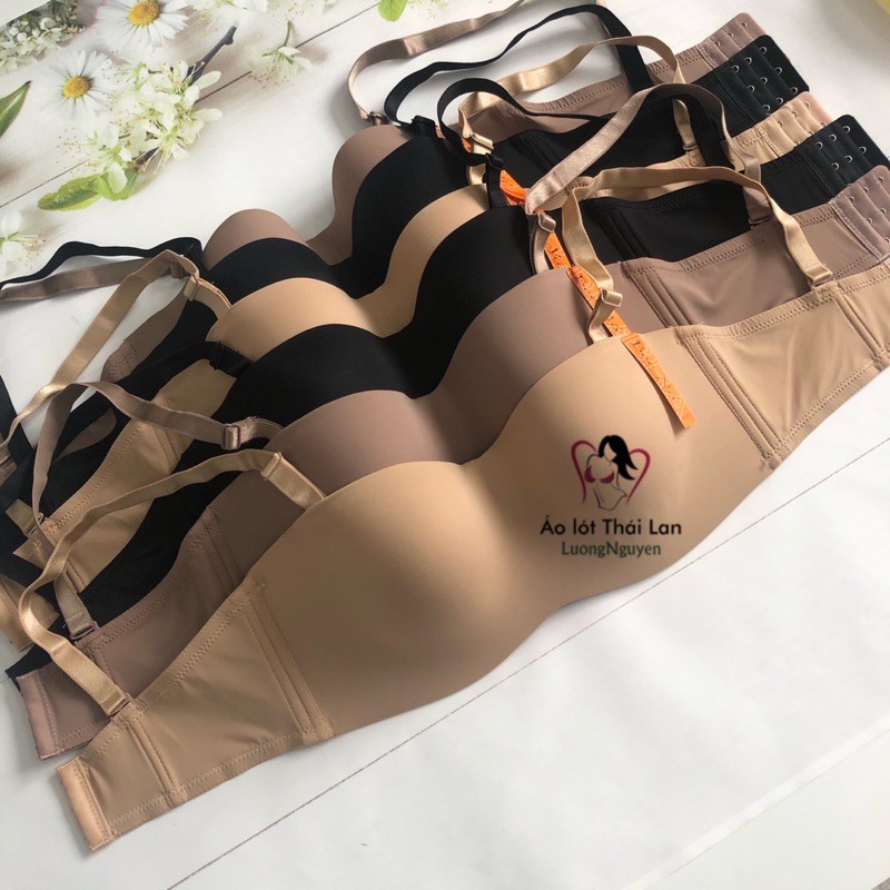 Áo ngực bigsize cup ngang cup D Thái Lan 8585 mút mỏng bản to nâng ngực size 38 đến size 44 cho ngực to