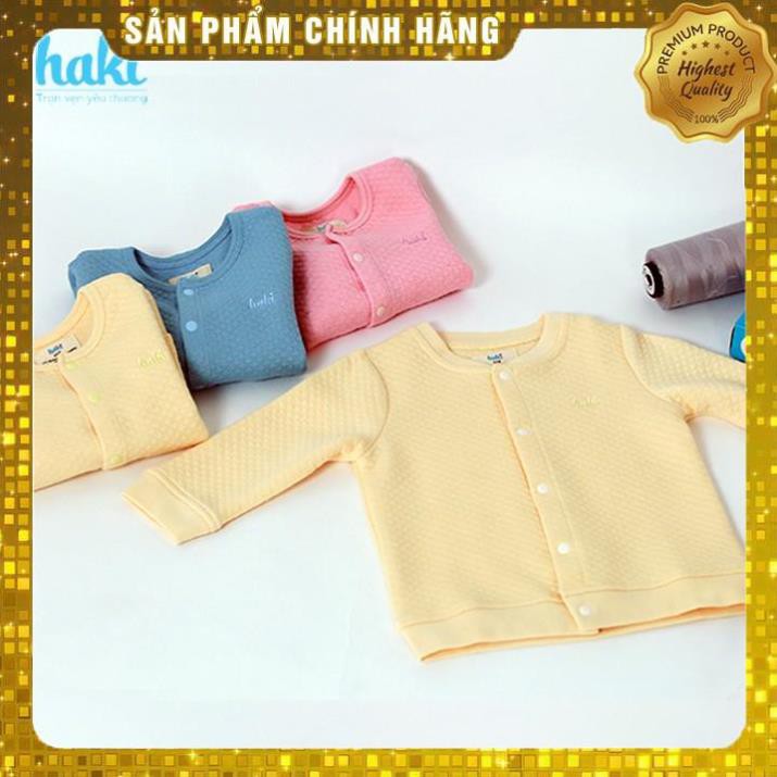 Áo khoác cho bé chần bông bo cổ HAKI BB016 (ảnh thật 100%)