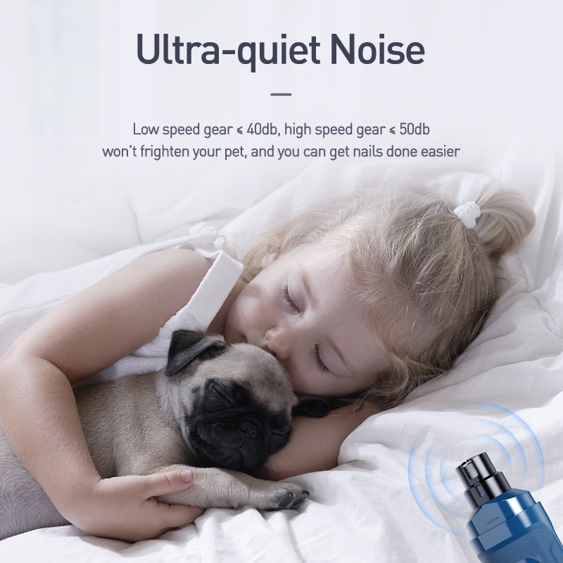 Máy mài móng ROJECO N30 cho thú cưng chó mèo sạc điện tiện lợi