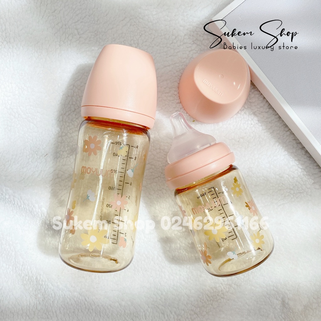 Bình Sữa Moyuum Hoa Cúc 170ml/270ml