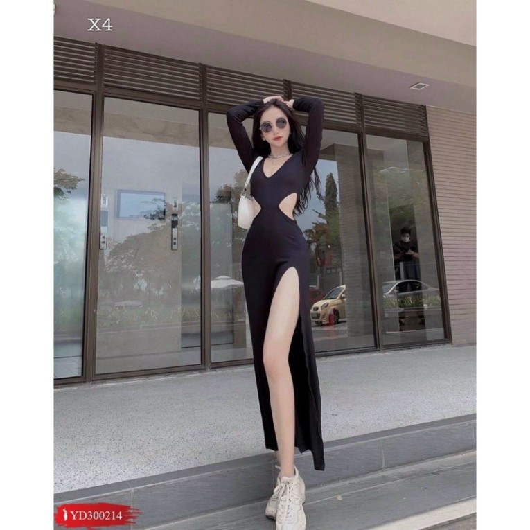 [NGHI02-GIẢM 5k đơn 250k] ĐẦM BODY HỞ EO MẪU MỚI VỀ