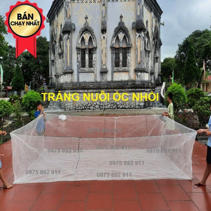 Tráng lưới nuôi ốc , ếch cá 3x2x1 ( Máy 2 đường chỉ )