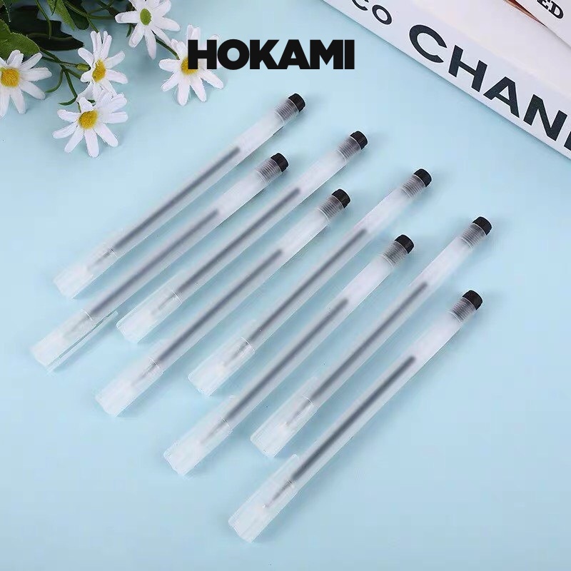 Bút gel 0.5mm - Bút bi nước văn phòng mực gel mực đều nét chữ đẹp - văn phòng phẩm - HOKAMI STORE