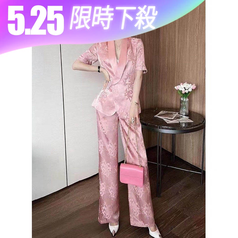 Bộ Quần áo ống rộng in hình phong cách hè 2022/ Quần tây tùy chọn cho nữ