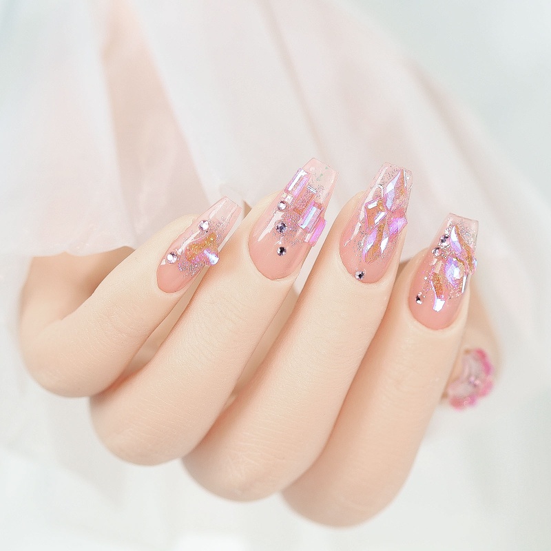 Đá Quý Nhân Tạo Bằng Kính Chuyên Dụng Trang Trí Móng Tay