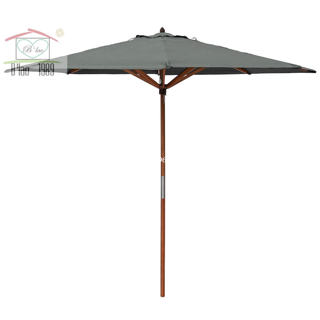 Dù gỗ sân vườn xuất Âu, ô che nắng tán dù 250-300cm