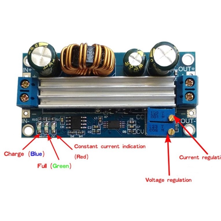 Mạch tăng áp hạ áp tự động ổn áp ổn dòng hiển thị LCD