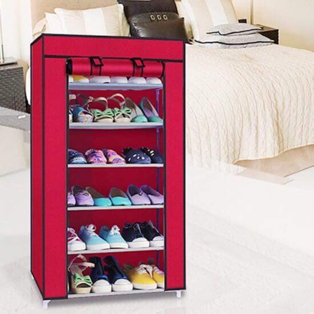 Kệ dép AK6- 6 tầng có vải phủ (MS110)