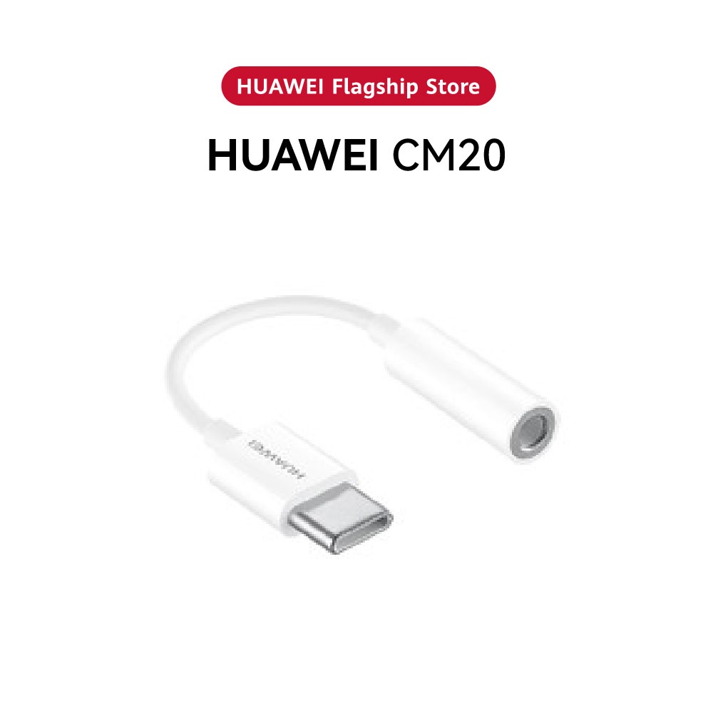 Bộ Chuyển Đổi Jack Tai nghe từ Type-C ra 3.5 mm Huawei CM20 - Hàng Phân Phối Chính Hãng