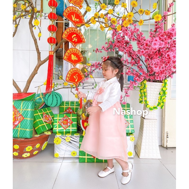 đam hanbok cho be