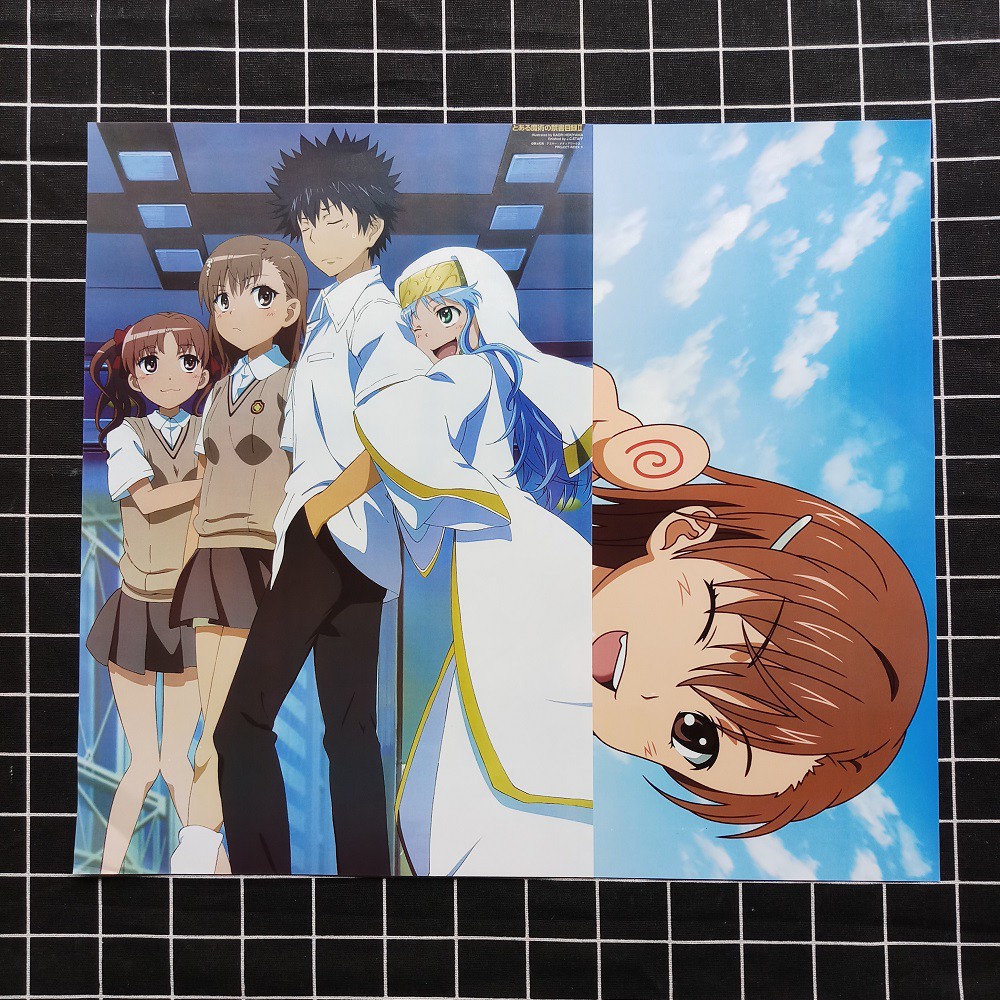 Poster Anime To Aru Majutsu no Index (8 Tờ)