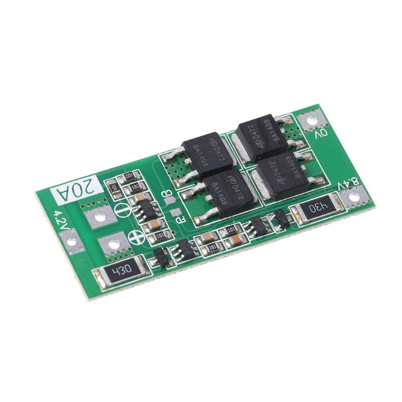 xinp  2S 20A 7.4V 8.4V Li-ion Lithium Battery 18650 Charger PCB BMS Protection Board