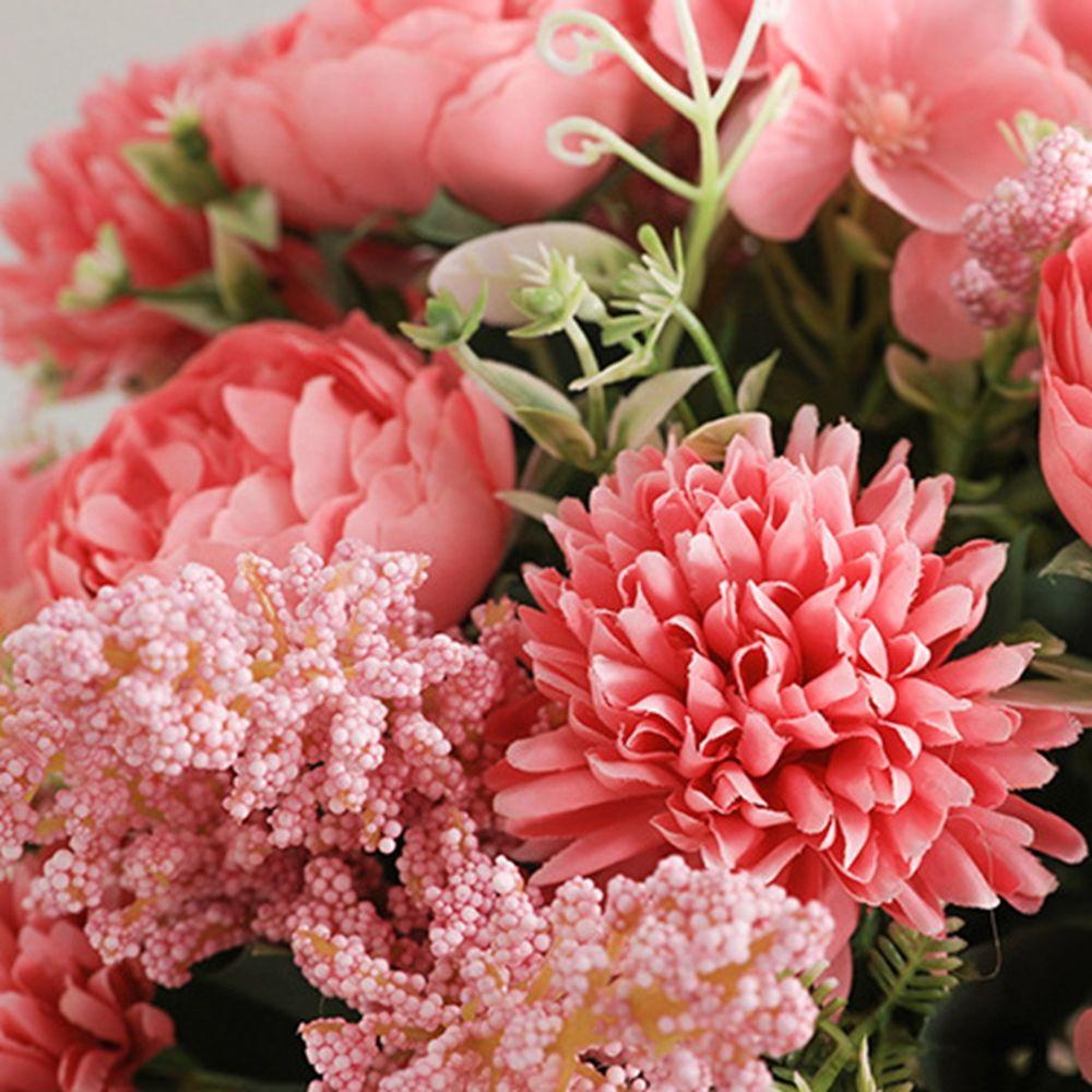 1 Nhánh Hoa Hồng Giả Bằng Lụa Chất Lượng Cao Dùng Trang Trí Tiệc Cưới Phong Cách Vintage