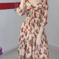 Đầm xòe hoa nhí(nhiều màu)