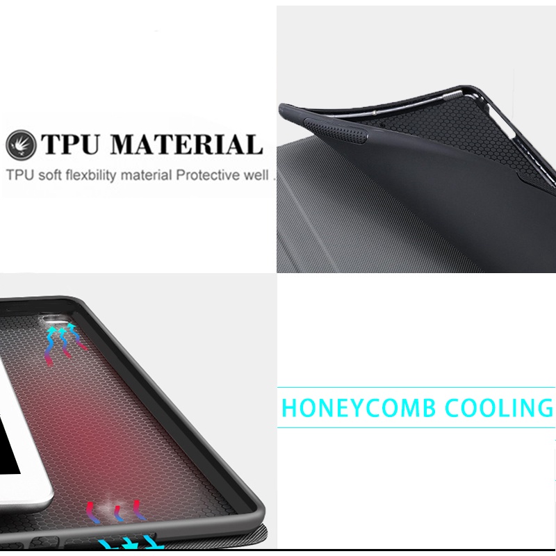 Ốp Máy Tính Bảng Bằng Da Thật Nắp Lật Nam Châm Cho Huawei Matepad 10.4 BAH4-W09 Matepad 11 M5 M6 8.4 SE T10 T10S Pro 10.8 V6 10.4