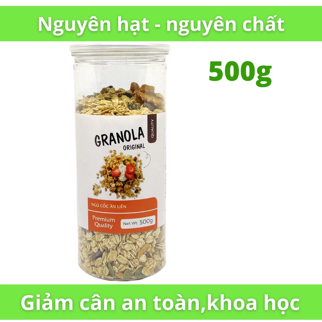 Ngũ cốc giảm cân Granola ,ngũ cốc trái cây ăn kiêng - Lợi sữa cho bà bầu ,bổ sung dinh dưỡng tăng cân | Ăn sáng tiện lơi