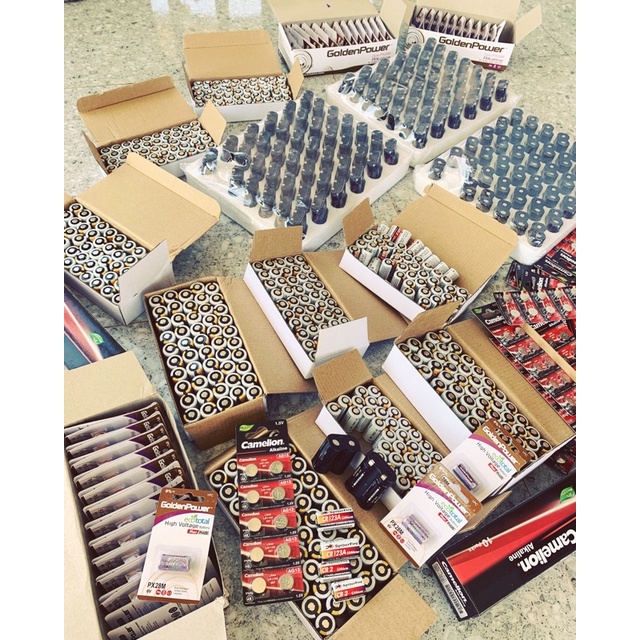 Sỉ Pin máy ảnh Phim CR2, CR123A, LR44, 4LR44, PX625,...