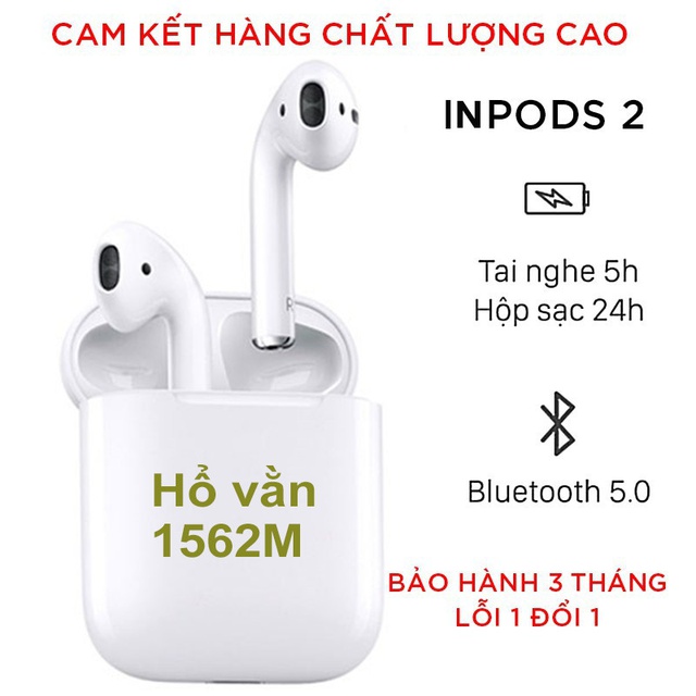 Tai nghe Bluetooth TWS Hổ Vằn 1562M Check setting Dùng cả IOS & Androi Bảo hành 3 tháng Lỗi 1 Đổi 1