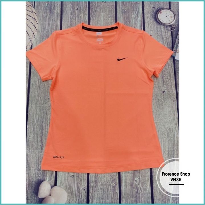 Áo thun nữ thể thao tập gym, yoga vnxk,áo tập thể thao nữ chất liệu Poly co giãn 4 chiều Size từ S-2XL