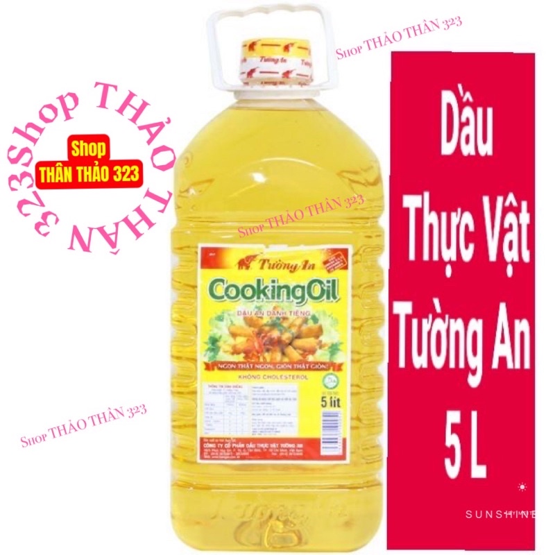 T07/2025- DẦU THỰC VẬT TƯỜNG AN COOKING OIL CAN 5 Lít