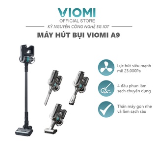 Máy Hút Bụi Cầm Tay Thông Minh Viomi A9 (Aeolus 9) Không Dây Diệt Khuẩn Lực Hút Mạnh Mẽ 23000Pa