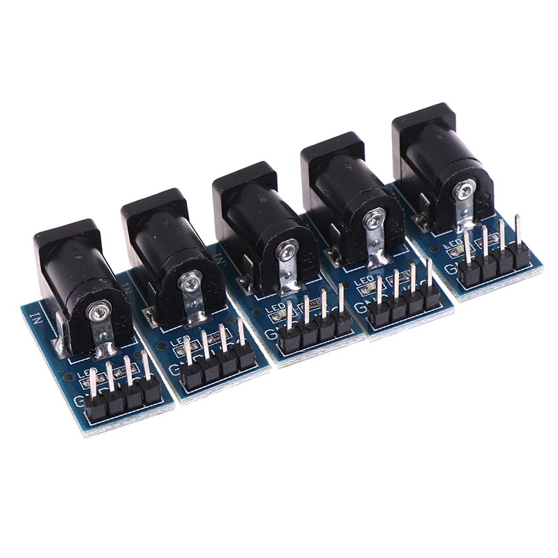 Set 5 / 10 Mô Đun Chuyển Đổi Nguồn Điện 5.5mmx 2.1mm DC Dành Cho Arduino 5.5X2.1Mm