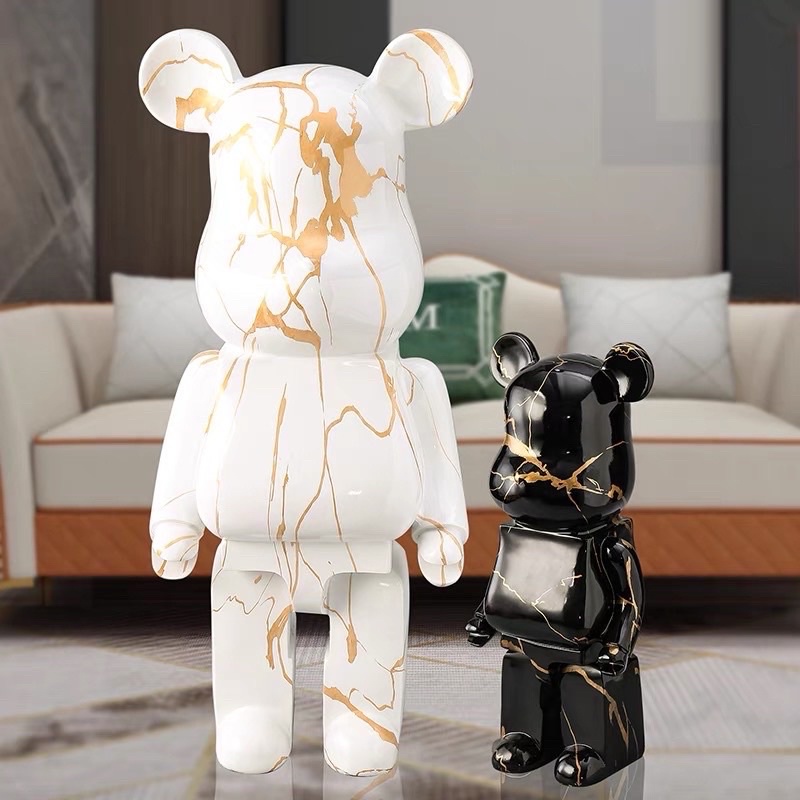 Bearbrick/ Gấu Bụng phệ Cỡ Lớn 80cm trang trí nhà cửa thời thượng(Ảnh và video thật)