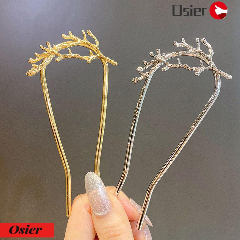 Kẹp Tóc Hình Chữ U Đính Nơ 1 Kiểu Dáng Thanh Lịch Cho Nữ