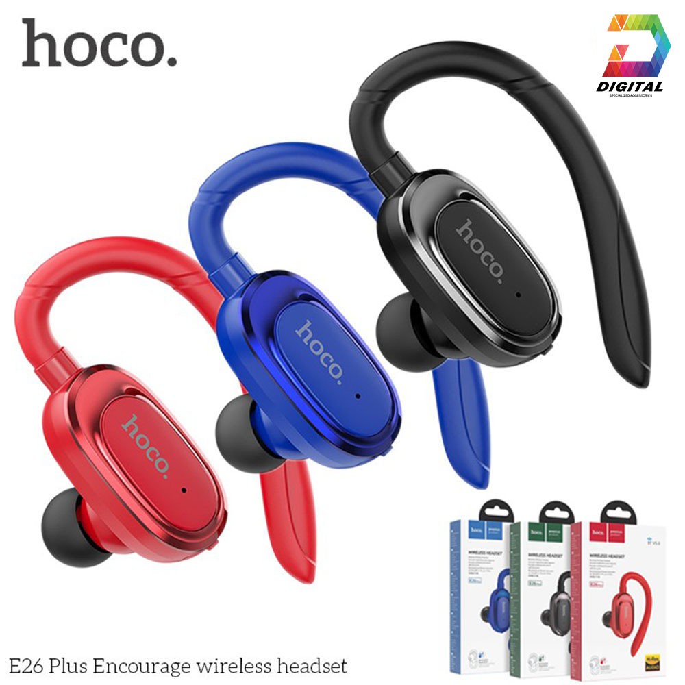 Tai Nghe Bluetooth Hoco E26 Plus V5.0 - Tai Nghe Không Dây Móc Tai | BigBuy360 - bigbuy360.vn