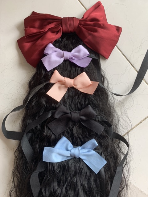 Tóc giả em bé 🥰FREESHIP🥰tóc cột xù đính nơ cho bé iu
