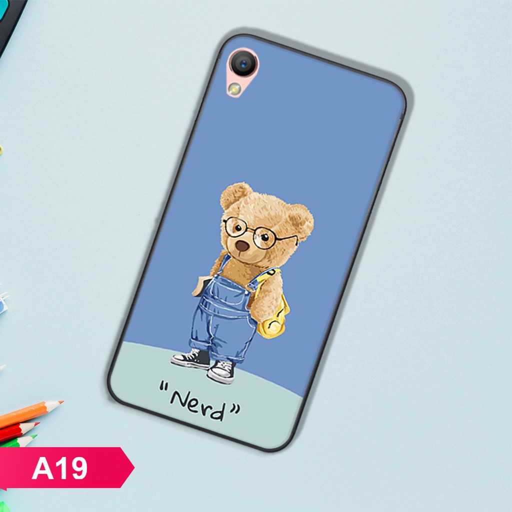 ỐP LƯNG OPPO A35/A37/F1/F1 PLUS IN HÌNH GẤU BEER CỰC ĐÁNG YÊU-GIÁ RẺ