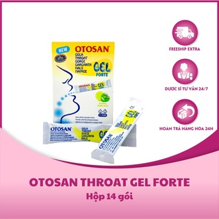 [ Chính Hãng ] Gel Ngậm Ho Otosan Throat Gel Forte Hộp 14 Gói