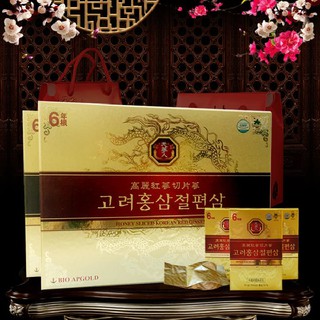 Hồng sâm thái lát tẩm mật ong Bio Hộp 200g