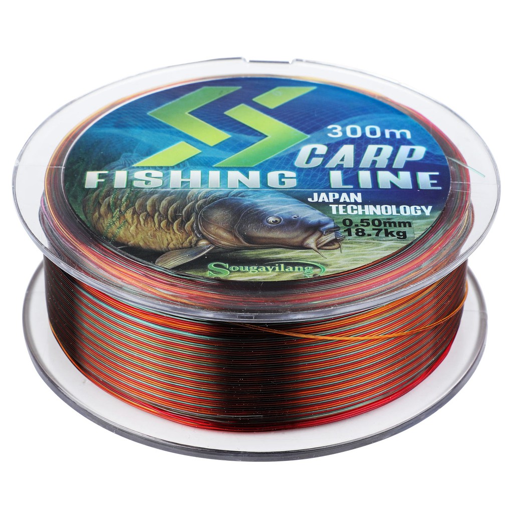 Cuộn Dây Câu Cá Sougayilang Từ Nilon Siêu Chắc Chắn Dùng Câu Cá Sông Hồ 0.18mm-0.5mm 300M