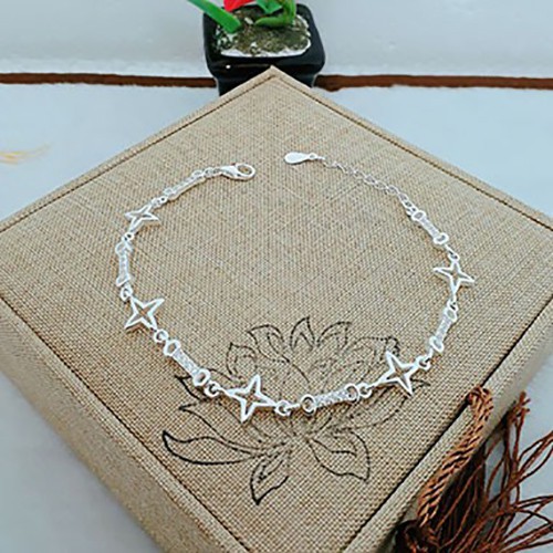 Lắc Tay Bạc Nữ Chuỗi Sao - Minh Canh Jewelry
