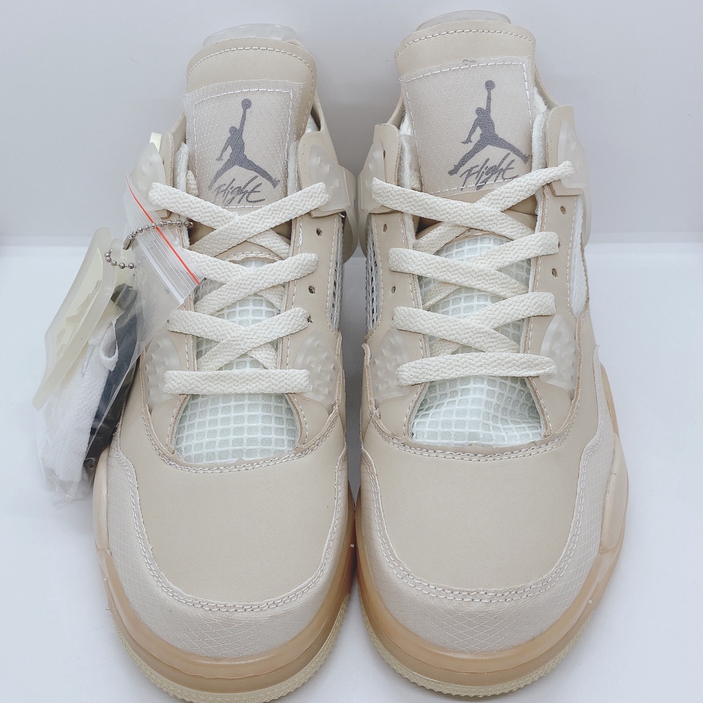[Full Box] Giày thể thao nam nữ Sneaker Air Jordan 4 Cổ Cao Vàng Sữa Chuẩn Full Size Hot Trend 2021
